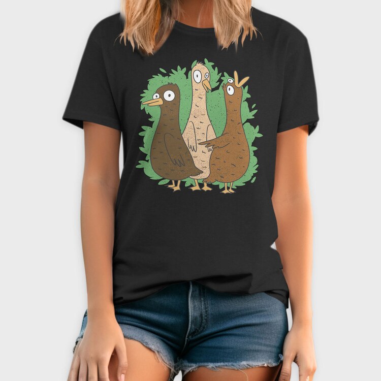 Cartoon Duck Crazy, Tricou Barbati (Unisex)