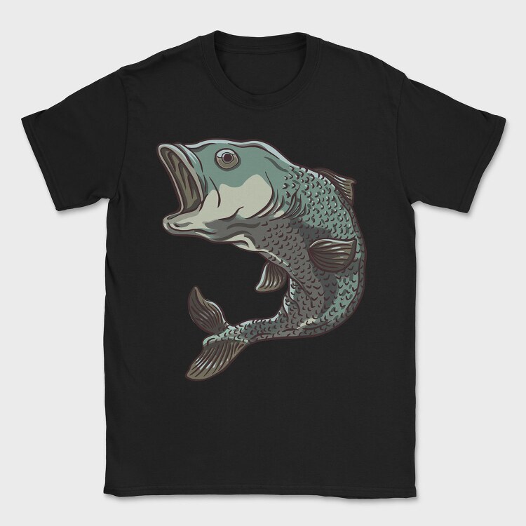 Jumping Pike Perch, Tricou Barbati (Unisex)