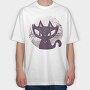 Dark Cat, Tricou Oversize Barbati (Unisex)
