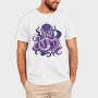 Purple Kraken, Tricou Barbati (Unisex)