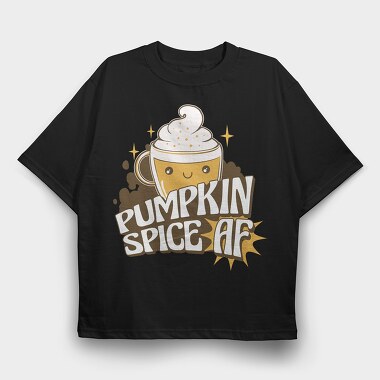 Cute Pumpkin Spice, Tricou Oversize Barbati (Unisex)