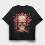 Skull Death Explosion, Tricou Oversize Barbati (Unisex)