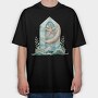 Watercolor Starfish Ocean, Tricou Oversize Barbati (Unisex)