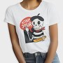 Cartoon French Skull Bone Jour, Tricou Femei