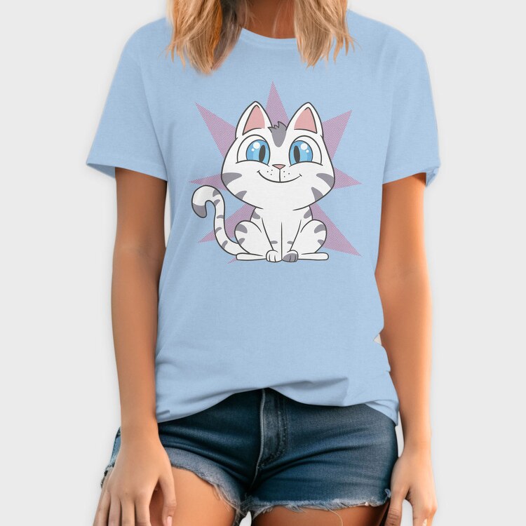 Cartoon Kitten, Tricou Barbati (Unisex)