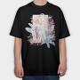 Small Fairy With Flowers Fairy Core 05, Tricou Oversize Barbati (Unisex)