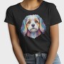 Colorful Cavachon Dog, Tricou Femei