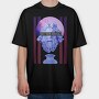 Daydreaming Statue Vaporwave Sculpture, Tricou Oversize Barbati (Unisex)