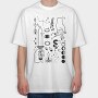Dark Magic Elements, Tricou Oversize Barbati (Unisex)