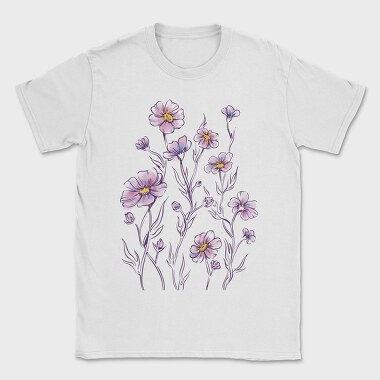 Flowers Watercolor Tote, Tricou Barbati (Unisex)