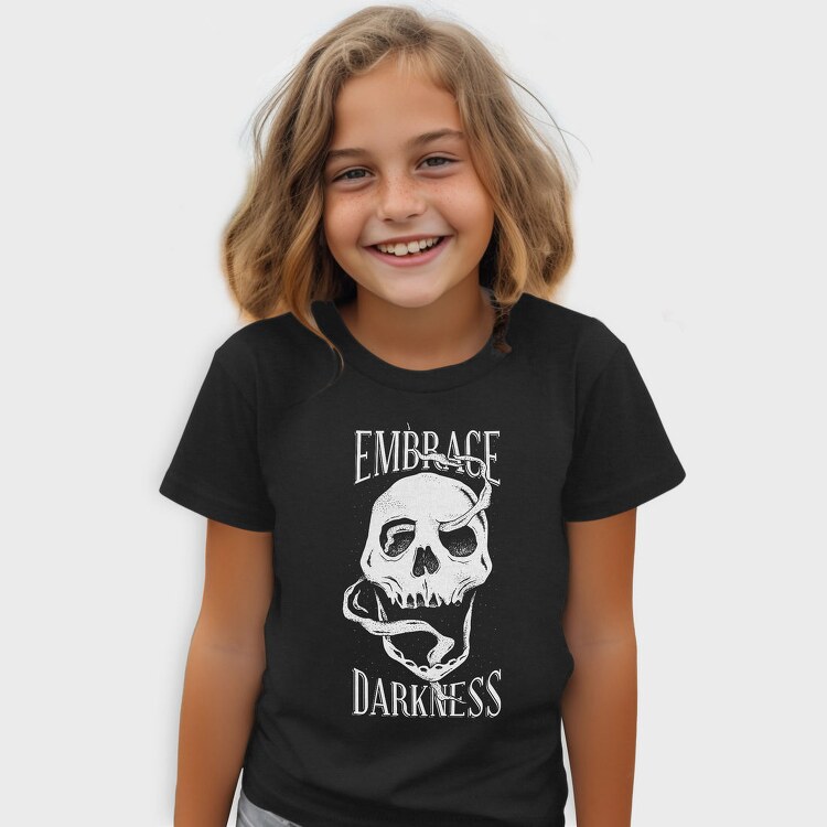 Smoke Skull Embrace Darkness, Tricou Copii
