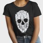 Skull Made Of Cat Animals, Tricou Femei