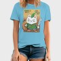 Cartoon Medieval Knight Warrior Cat, Tricou Barbati (Unisex)