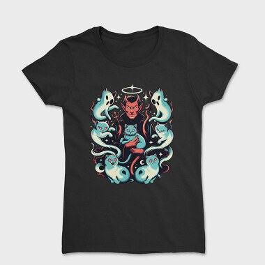 Devil And Ghost Cats, Tricou Femei