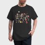 Quirky Christmas Dancing Skeletons, Tricou Barbati (Unisex)