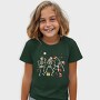 Quirky Christmas Dancing Skeletons, Tricou Copii