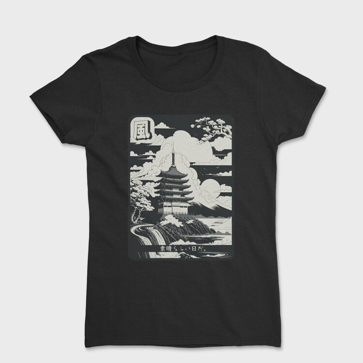 Japanese Temple, Tricou Femei
