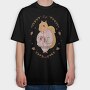 Cute Squirrel Cottagecore, Tricou Oversize Barbati (Unisex)