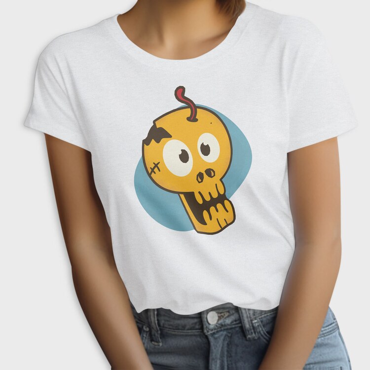 Cartoon Skull, Tricou Femei