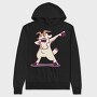 Dab Animal Comics Goat, Hanorac Oversize Barbati (Unisex)