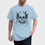 Skull With Axe Weapons Axes, Tricou Barbati (Unisex)