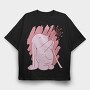 Rabbit And Dandelion, Tricou Oversize Barbati (Unisex)