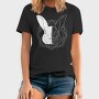 Rabbit Animal Divided Skull Head, Tricou Barbati (Unisex)