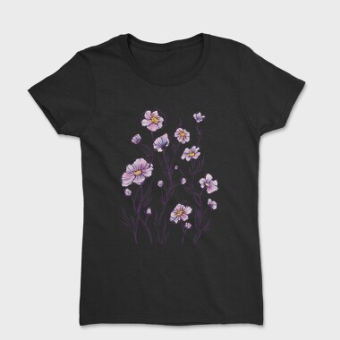 Flowers Watercolor Tote, Tricou Femei