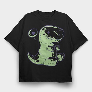 Cute T Rex Plushie, Tricou Oversize Barbati (Unisex)