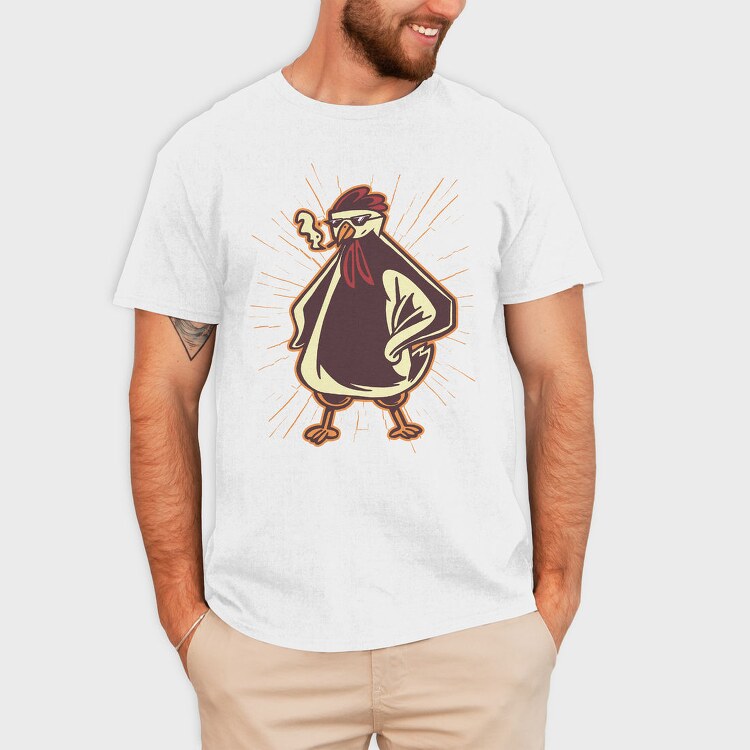 Cool Chicken Funny, Tricou Barbati (Unisex)