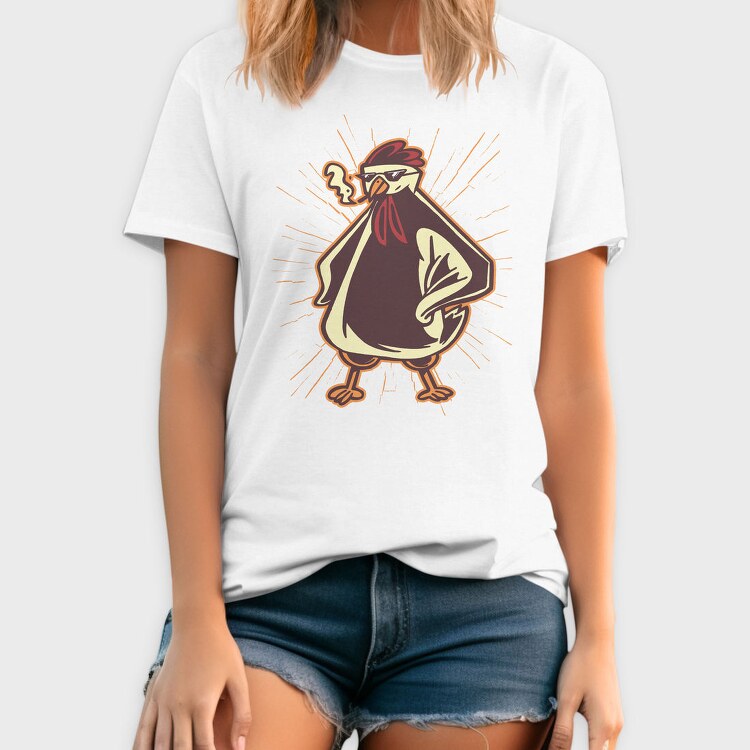 Cool Chicken Funny, Tricou Barbati (Unisex)