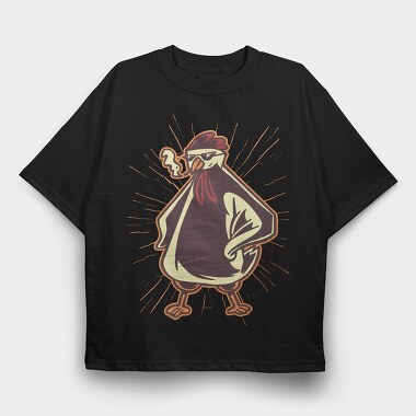 Cool Chicken Funny, Tricou Oversize Barbati (Unisex)