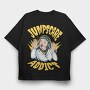 Jumpscare Addict, Tricou Oversize Barbati (Unisex)