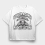 Joystick Wife Left Me, Tricou Oversize Barbati (Unisex)