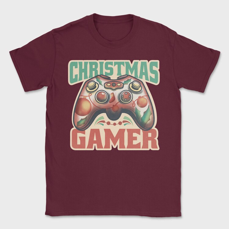 Joystick Christmas, Tricou Barbati (Unisex)