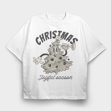 Joyful Season, Tricou Oversize Barbati (Unisex)