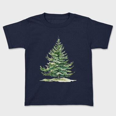 Watercolor Tree Clipping, Tricou Copii
