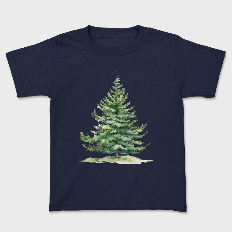 Watercolor Tree Clipping, Tricou Copii