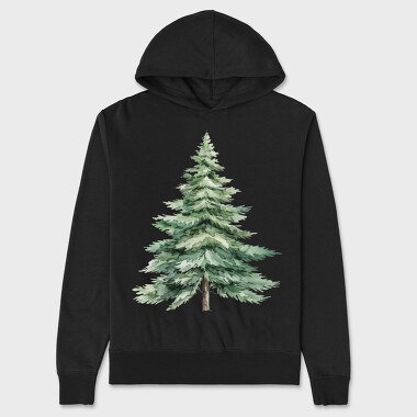 Watercolor Tree Fairy, Hanorac Oversize Barbati (Unisex)