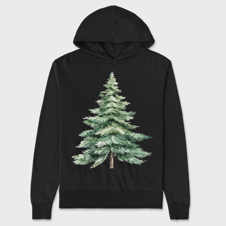 Watercolor Tree Fairy, Hanorac Oversize Barbati (Unisex)