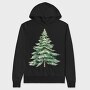 Watercolor Tree Fairy, Hanorac Oversize Barbati (Unisex)