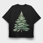 Watercolor Tree Fairy, Tricou Oversize Barbati (Unisex)