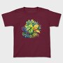 Watercolor Tropical Leaves, Tricou Copii