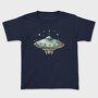 Watercolor Ufo Nursery, Tricou Copii