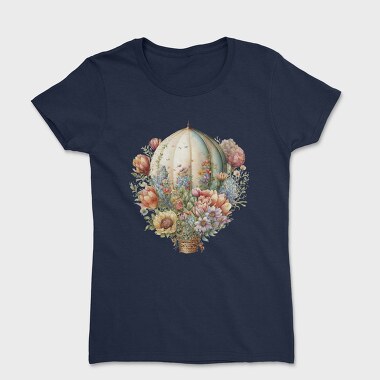Watercolor Vintage Balloon, Tricou Femei