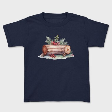 Watercolor Wood Christmas, Tricou Copii