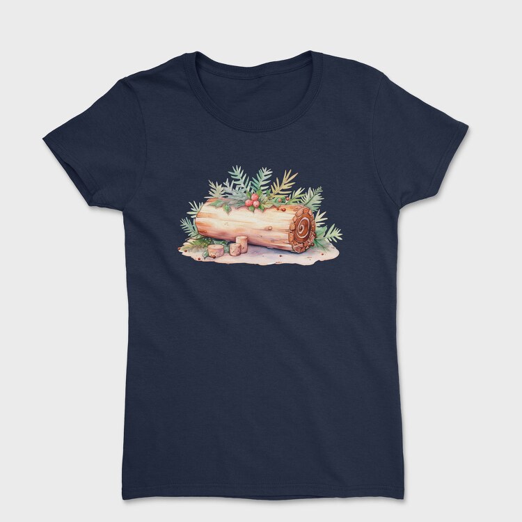Watercolor Woodland Christmas, Tricou Femei