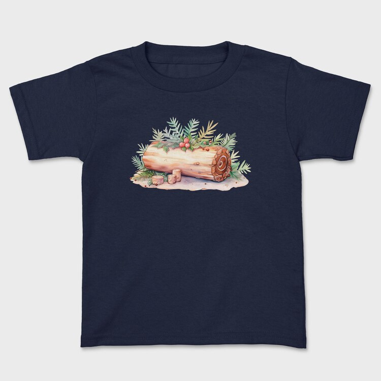 Watercolor Woodland Christmas, Tricou Copii