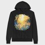 Watercolor Woodland Forest, Hanorac Oversize Barbati (Unisex)