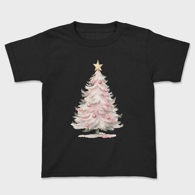 Watercolor Xmas Tree, Tricou Copii